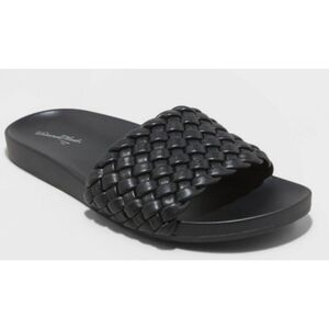 NEW Universal Thread Polly Woven Slide Sandals